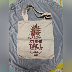 Be a Pineapple Canvas Tote Bag